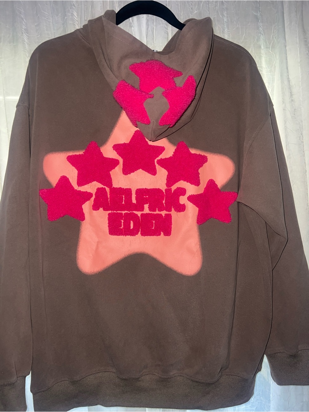 Aelfric Eden women’s  Vintage Embroidery Eden Star Pullover Hoodie medium - Picture 4 of 5